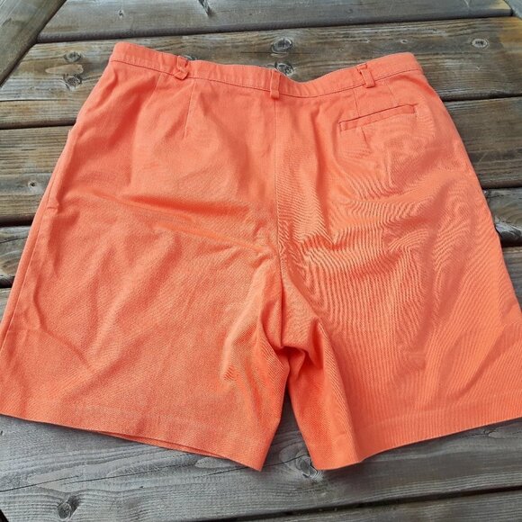 TRIBAL Stretch Coral Bermuda Shorts Women's Size 14 - Picture 2 of 3